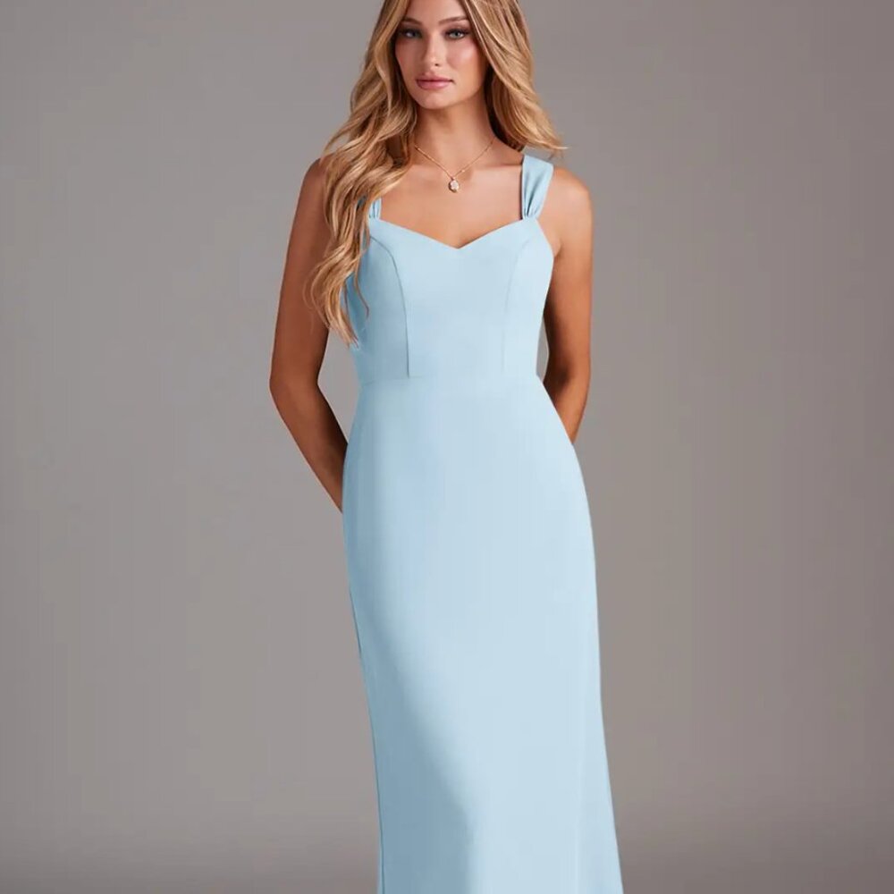 Azazie Denice Sky Blue Dress